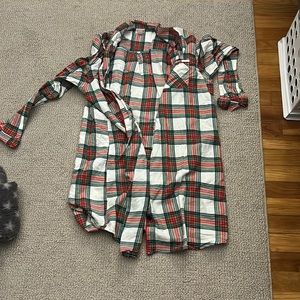 Women’s Plaid Nightgown Size:XXL